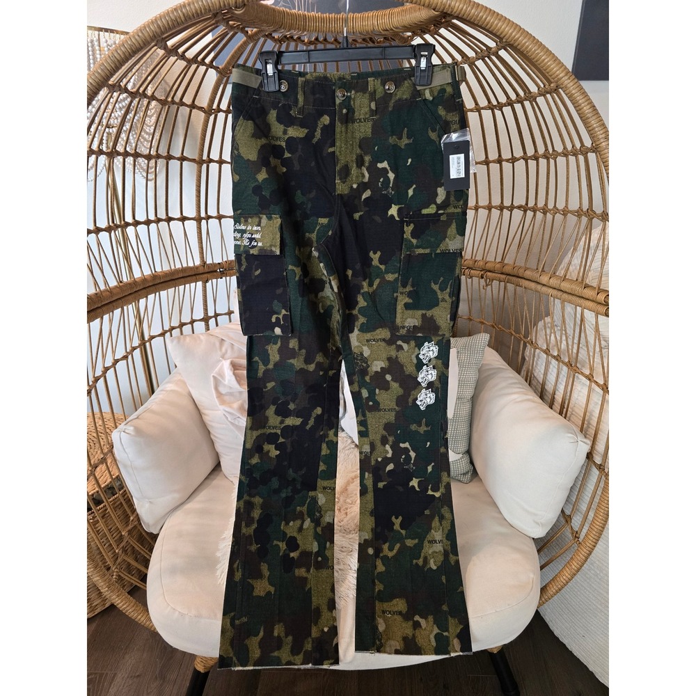 Darc Sport Cerberus Fatigue Bootcut Pants Mens 30 Camo Cargo Limited 681